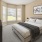 a bedroom with a large bed